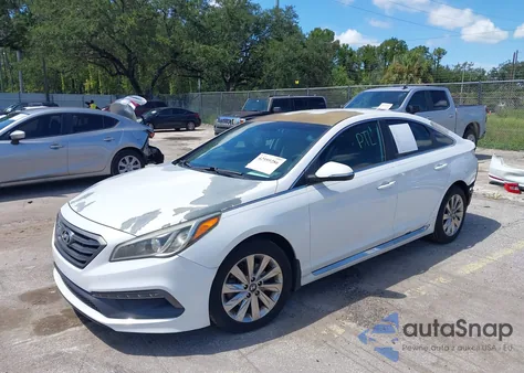 2016 Hyundai Sonata Sport z USA, uszkodzony, nr VIN 5NPE34AF7GH417135